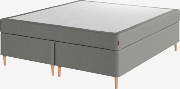 Boxspring 160x200 REIPA grijs-23 hard