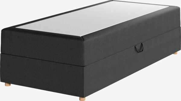 Kontinentalseng 75x200 SKAUMA STORAGE grå-40 Ekstra fast