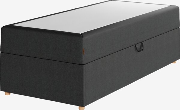 Kontinentalseng 75x200 TYSLA STORAGE grå-40 Fast