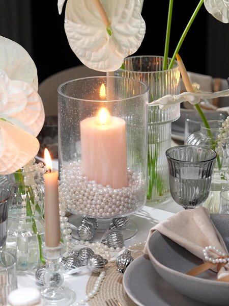 Windlicht FJELD Ø15xH25cm Glas