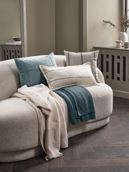 Kuscheldecke HUMLE 130x170 petrol