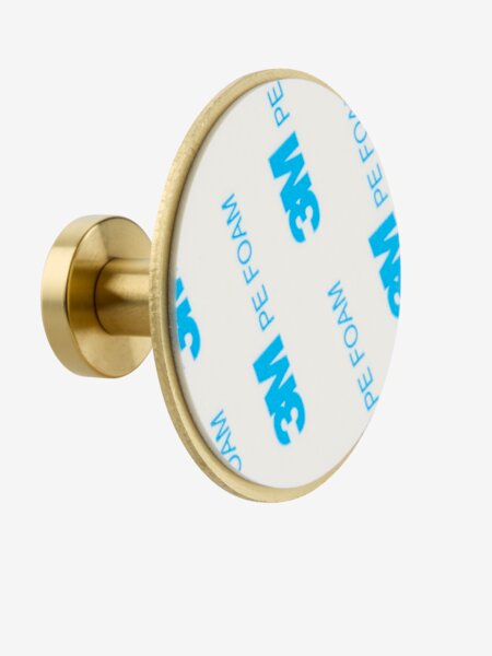 Knob VINDELN D5xH4cm steel gold