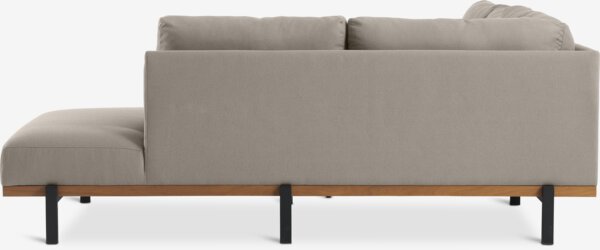 Loungesæt HELAGS + ELLEKILDE 5 pers. taupe sort