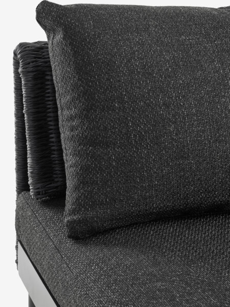 Loungesett LOFSDALEN natur + VOSS 2 seter svart