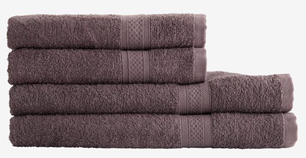 Handduk UPPSALA 50x70 dimlila