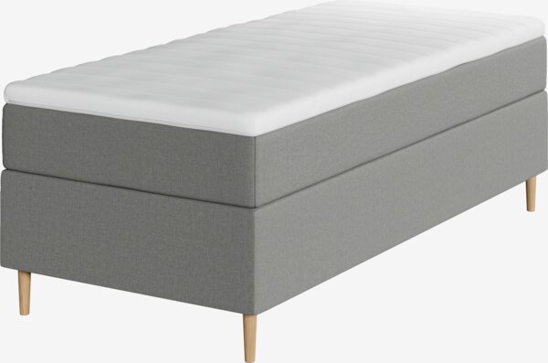Boxspring krevet 90x200 TYRIA + FLYA siva-23 srednje tvrd