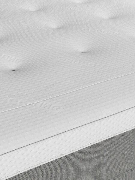 Kontinentalseng 90x200 HEMLA + VOLA grå-23 Myk