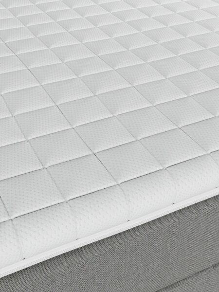 Kontinentalseng 140x200 NEVLA + MURU grå-23 Fast