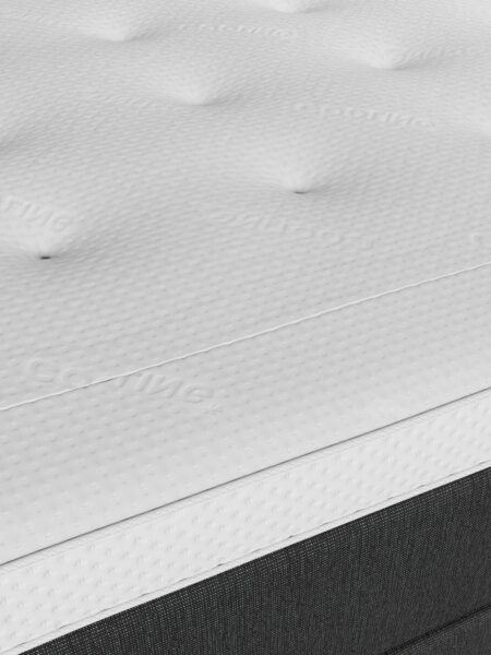 Boxspring 90x200 REIPA + VOLA grijs-40 hard