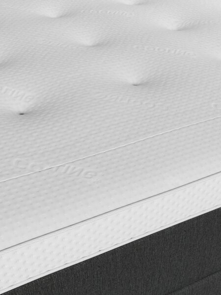 Kontinentalseng 180x200 SOKNA + BRYA grå-40 Medium