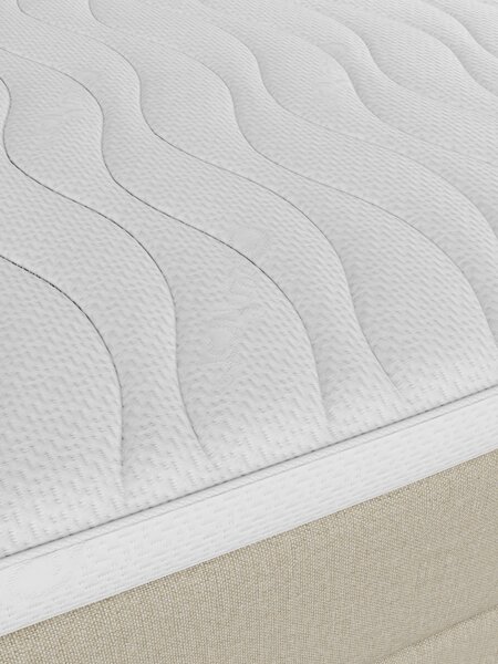 Kontinentalsäng 90x200 cm TEVLA + RESA Sand-91 Mjuk