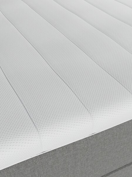 Boxspring krevet 90x200 TYRIA + FLYA siva-23 srednje tvrd