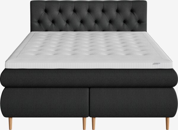 Boxspring 160x200 ANDELVA + BRYA grijs-40 medium