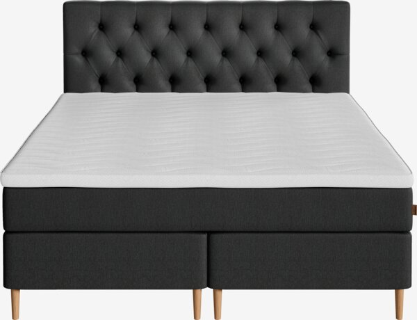 Kontinentalseng 150x200 HEMLA + RESA grå-40 Myk