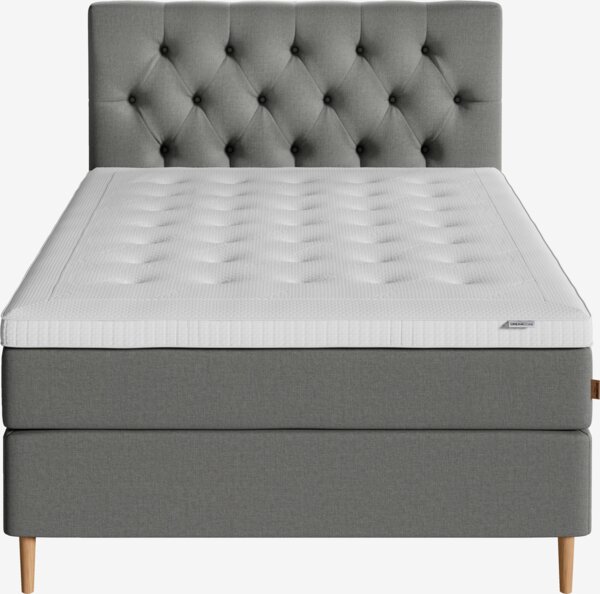 Boxspring 140x200 HEMLA+VOLA grijs-23 medium