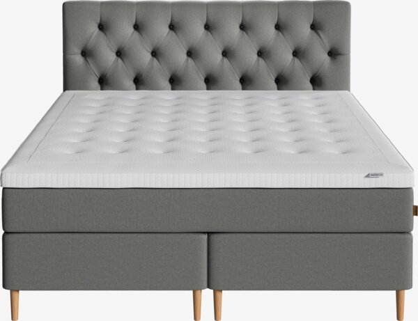 Boxspring 180x210 HEMLA + BRYA grijs-23 medium