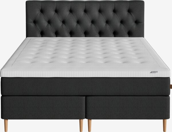Boxspring 180x210 HEMLA + VOLA grijs-40 medium