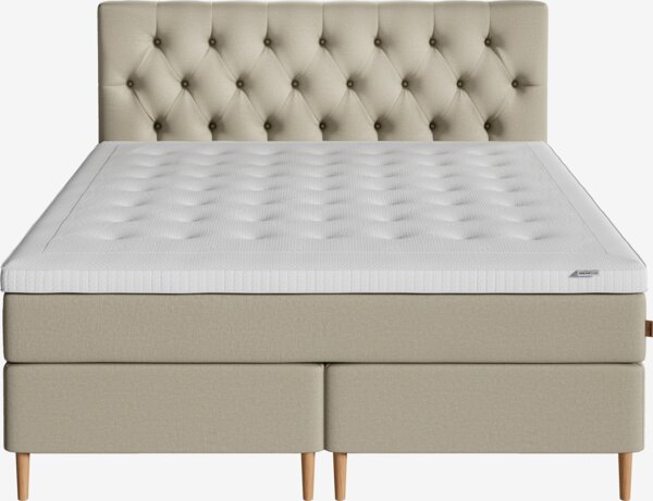Boxspring 180x200 HEMLA + BRYA zand-91 medium