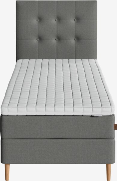 Sängynpääty 90x124cm NISA harmaa-23