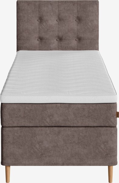 Boxspring 90x200 REIPA + TOSEN bruin-92 hard