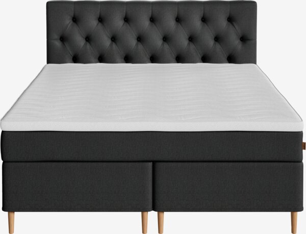 Boxspring 160x200 REIPA + TOSEN grijs-40 hard