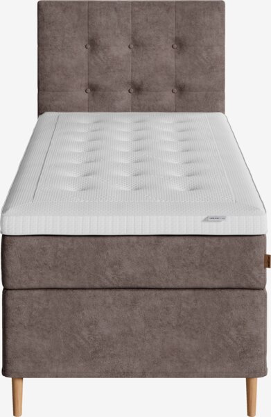 Sommier tapissier 90x200 REIPA + BRYA Marron-92 Ferme