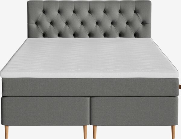 Kontinentalseng 180x200 SOKNA + TOSEN grå-23 Medium