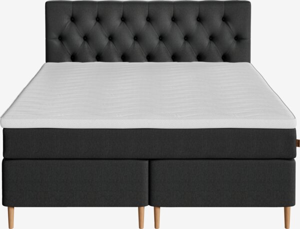 Kontinentalseng 180x210 SOKNA + TOSEN grå-40 Medium