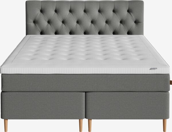 Kontinentalseng 180x210 SOKNA + VOLA grå-23 Medium