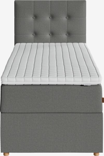 Sängynpääty 90x124cm NISA harmaa-23