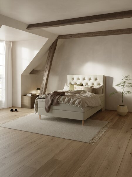 Kontinentalseng 140x200 NEVLA + MURU sand-91 Fast