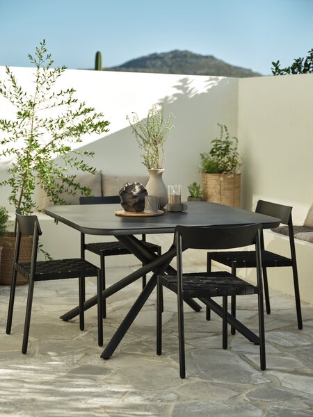 Стілець садовий HAGLEBU чорний