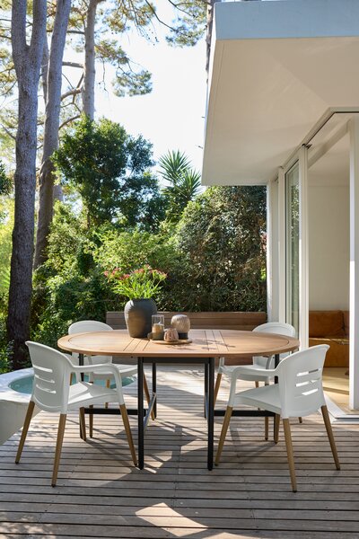 Chaise empilable NYLENDLIA beige