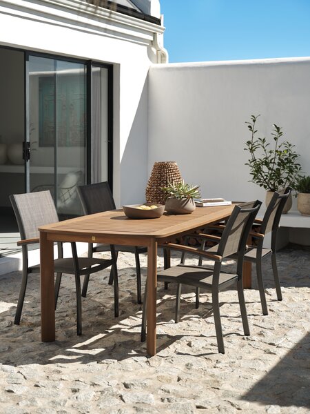 Bahçe masası UVDAL G95xU223 sert ahşap