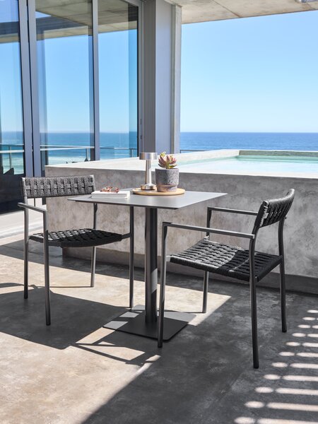 KAPPRUET D65 stůl + 2 TRILLEVALLEN židle černá