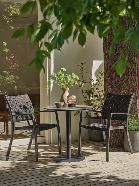 Table bistrot VAMDRUP Ø70 gris foncé