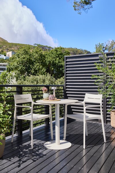 Table bistrot VAMDRUP Ø70 gris foncé