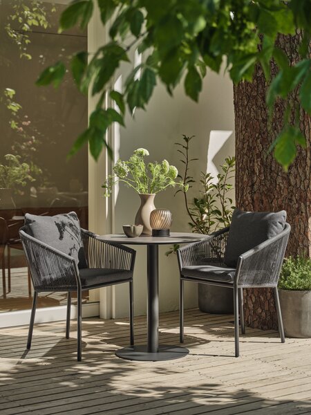 Table bistrot VAMDRUP Ø70 gris foncé