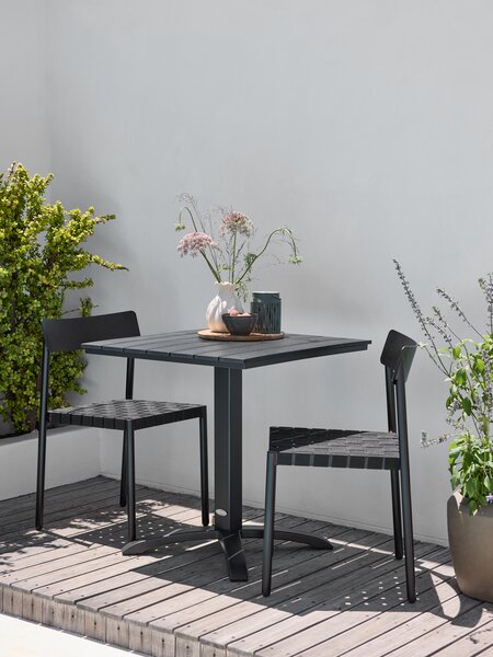 Table bistrot HOBRO l70xL70 noir