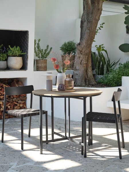 Стілець садовий HAGLEBU чорний