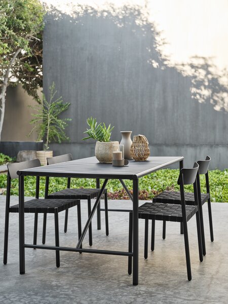 Стілець садовий HAGLEBU чорний