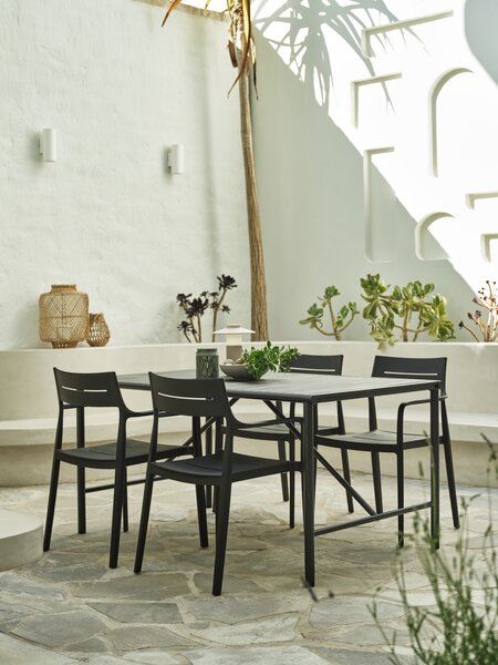 Silla apilable INGSTRUP negro