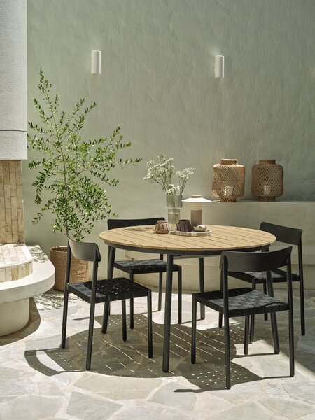 Стілець садовий HAGLEBU чорний