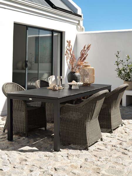 Gartentisch VATTRUP B95xL206/321 schwarz