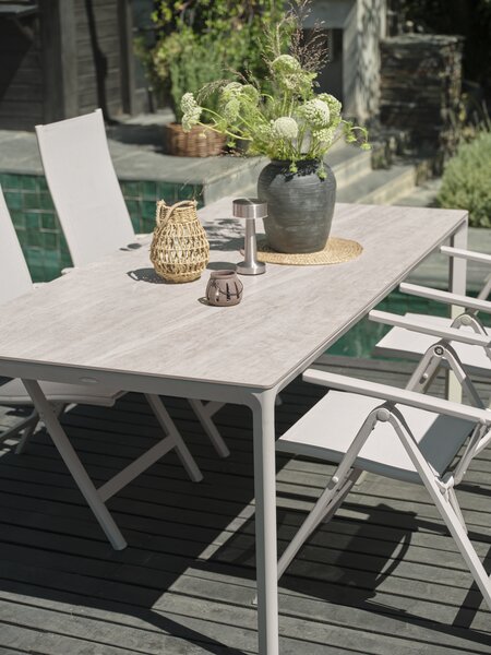 Table de jardin KUMLA l95xL200 beige