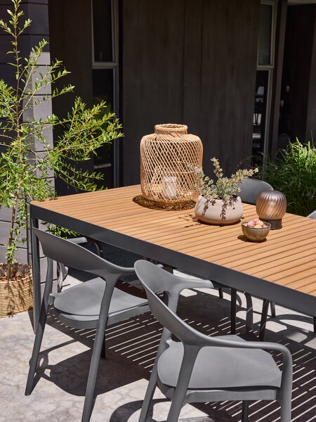 Table de jardin SIRDAL l91xL211 bois dur