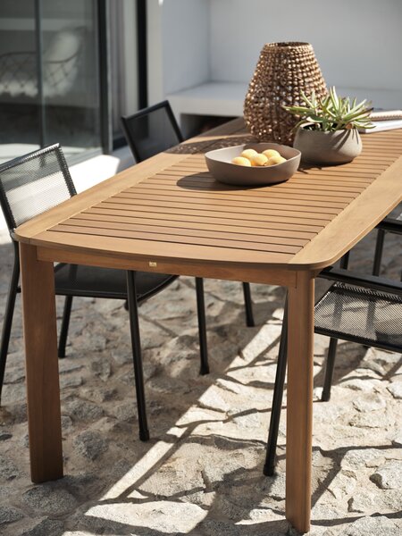 Bahçe masası UVDAL G95xU223 sert ahşap