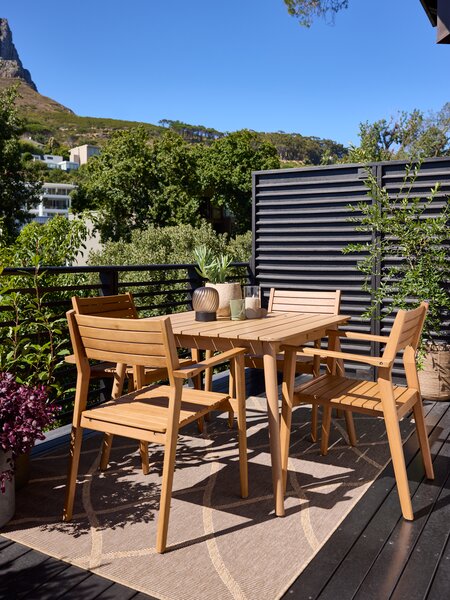 Garden table EIKEDALEN W95xL95 hardwood