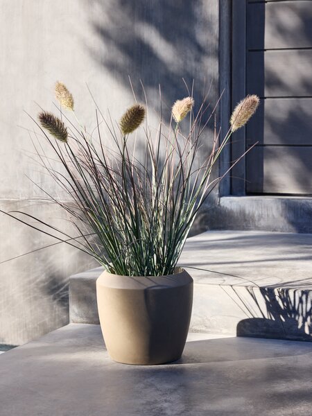 Kunstig plante EDERFUGL H80 grøn græs