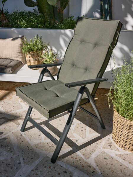 Pernă grădină scaun reglabil REBSENGE măslinie